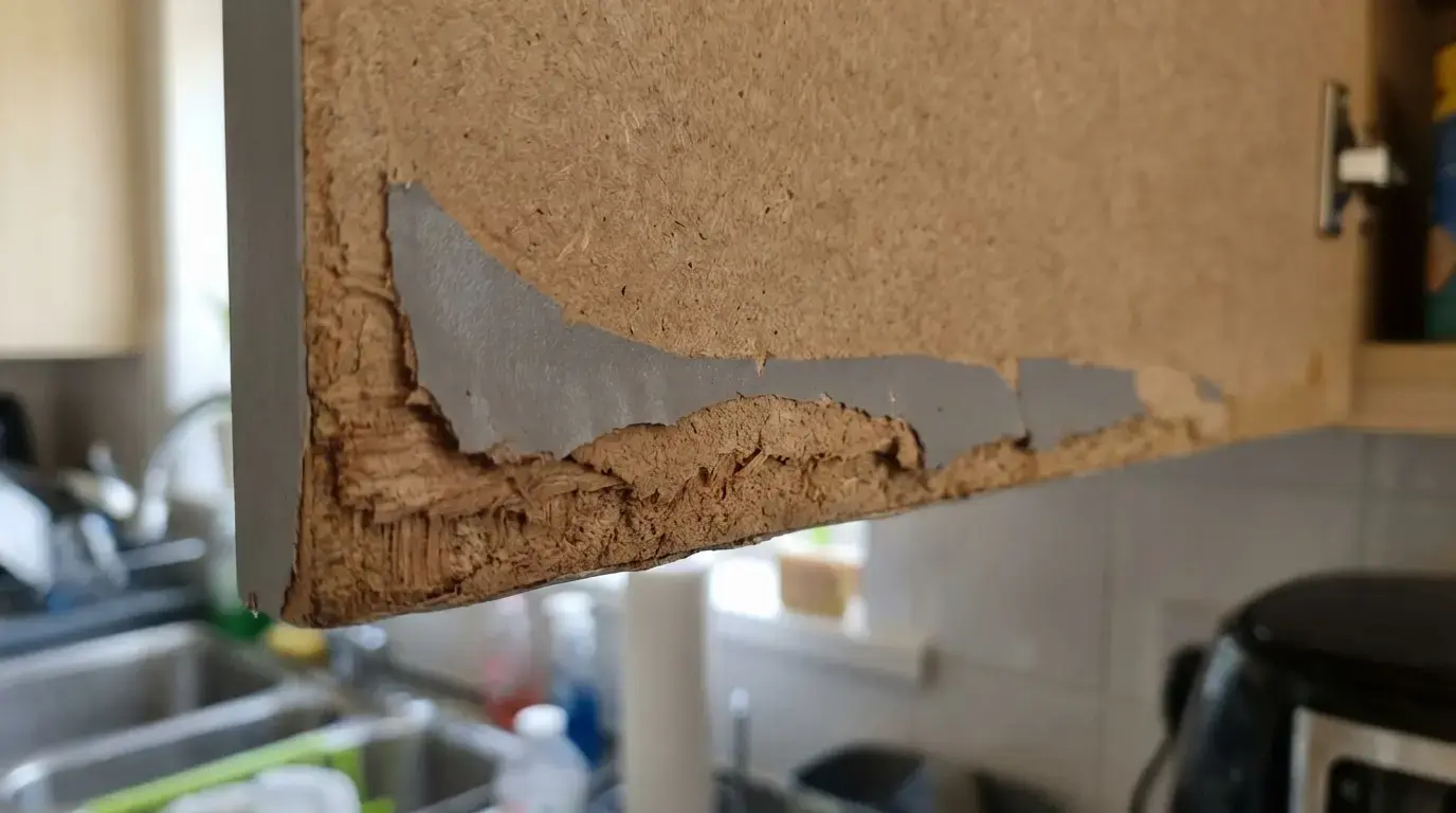 مقدمه: چرا کابینت‌های معمولی در برابر آب باد می‌کنند؟