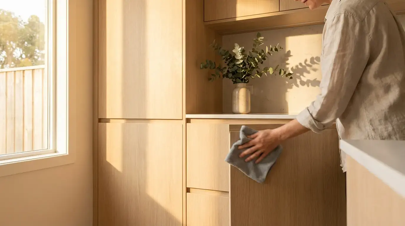 چجوری چربی روی کابینت ام دی اف پاک کنیم؟ راهنمای کامل و گام به گام