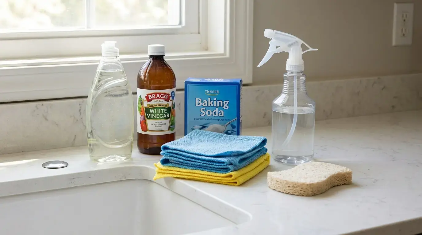 قبل از شروع: ابزار و مواد لازم برای پاک کردن چربی از کابینت ام دی اف