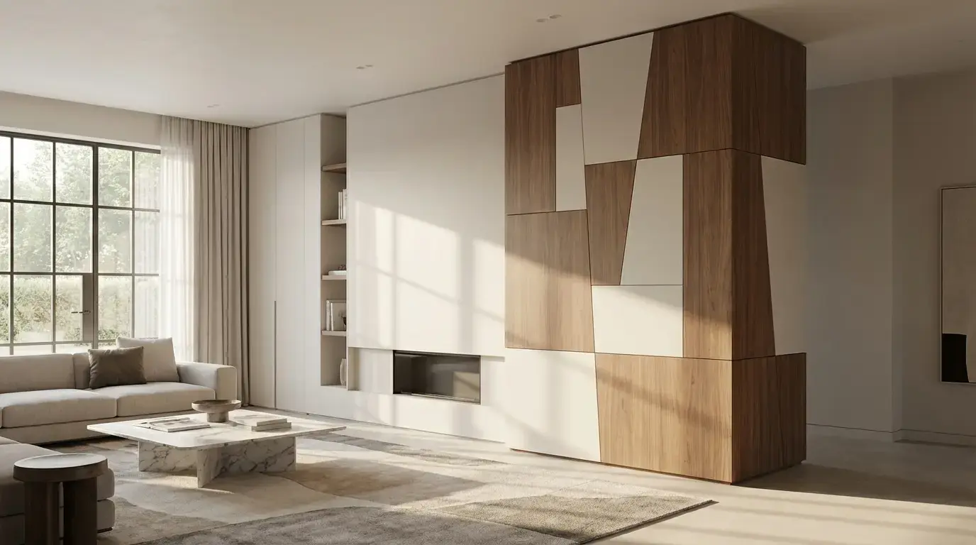 تزیین ستون با ام دی اف