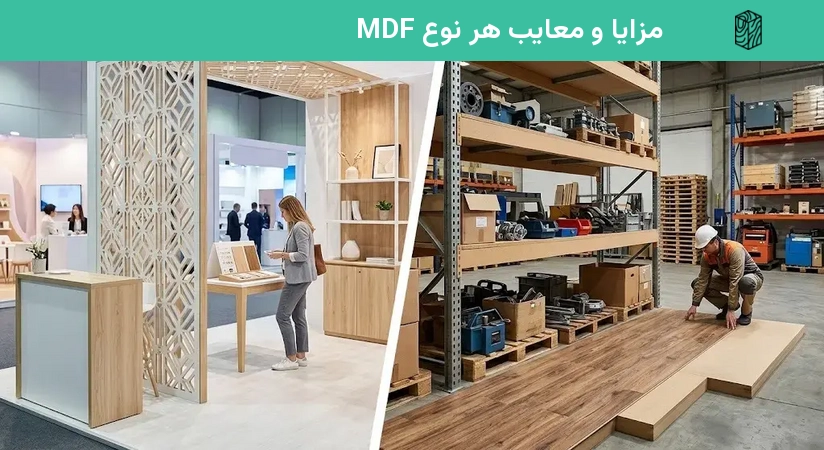 مزایا و معایب هر نوع MDF