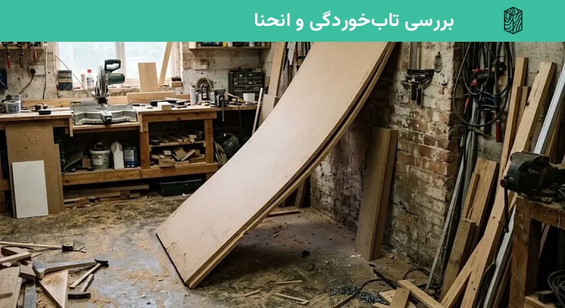 بررسی تاب‌خوردگی و انحنا
