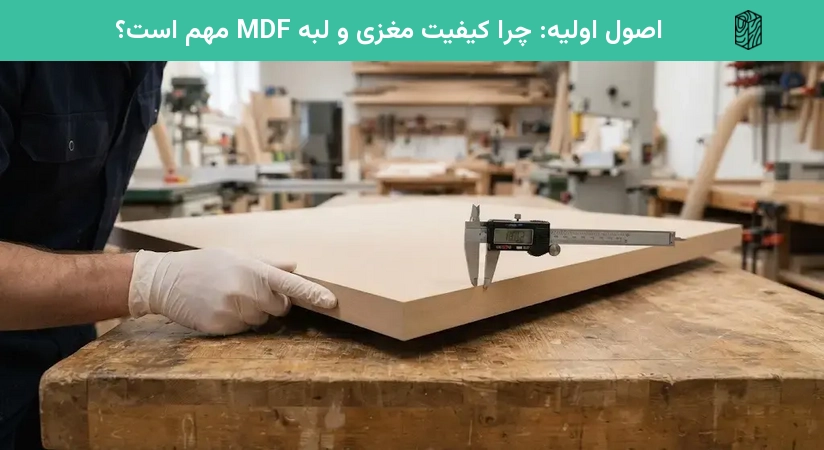 اصول اولیه: چرا کیفیت مغزی و لبه MDF مهم است؟