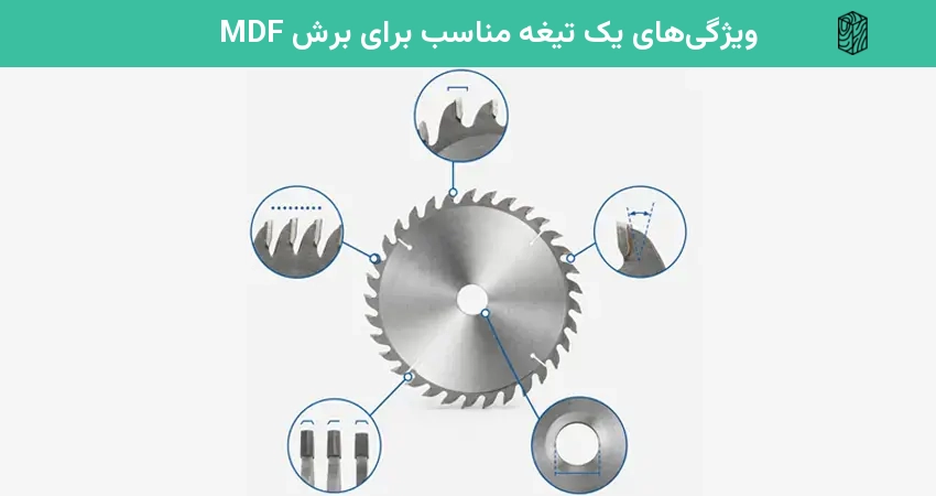 ویژگیهای یک تیغه مناسب برای برش MDF