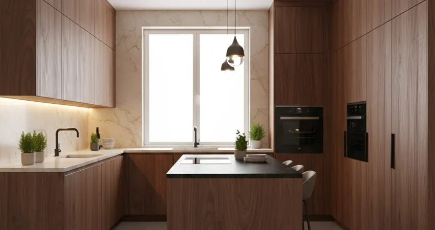 کابینت رنگ طرح چوب