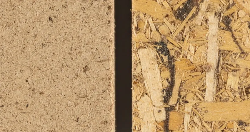 تفاوت ظاهری mdf و نئوپان