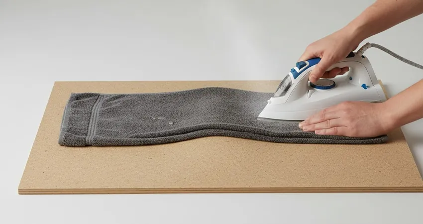 رفع تاب برداشتن MDF با استفاده از گرما و رطوبت