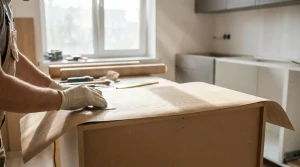 تعویض روکش کابینت ام دی اف